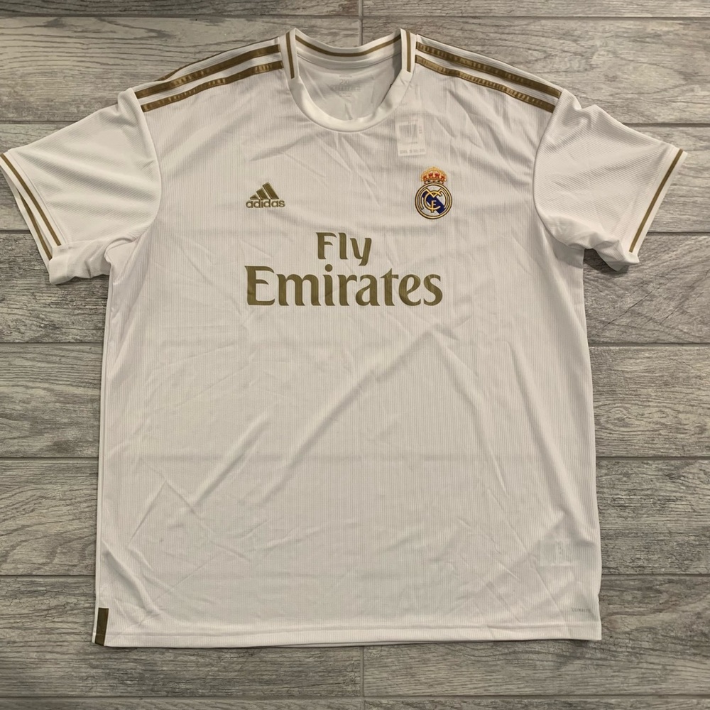 REAL MADRID ADIDAS 2019/2020 FOOTBALL HOME JERSEY SIZE “2XL” DW4433 NWT NEW